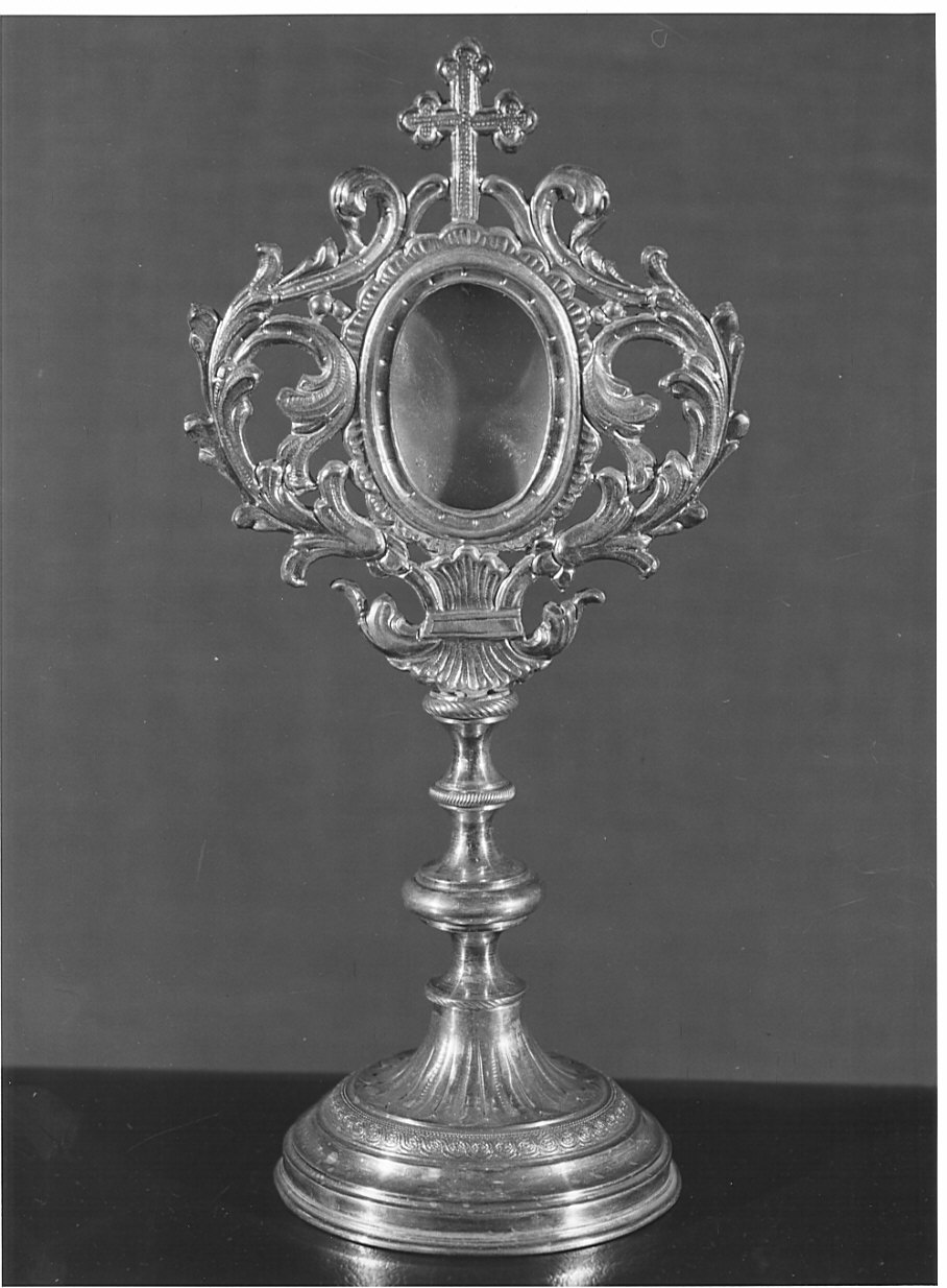reliquiario - a ostensorio, opera isolata - bottega italiana (sec. XIX)