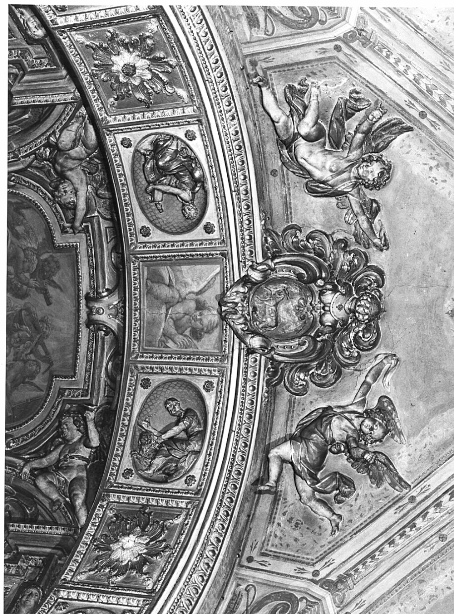 angioletti (decorazione plastica, opera isolata) - bottega italiana (sec. XVII)