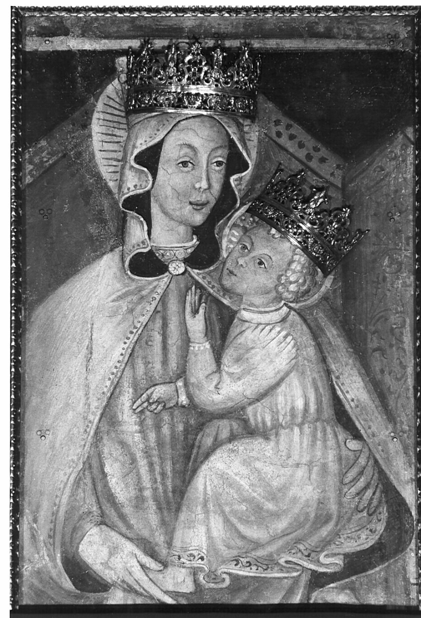 Madonna con Bambino (dipinto, opera isolata) - ambito italiano (prima metà sec. XV)