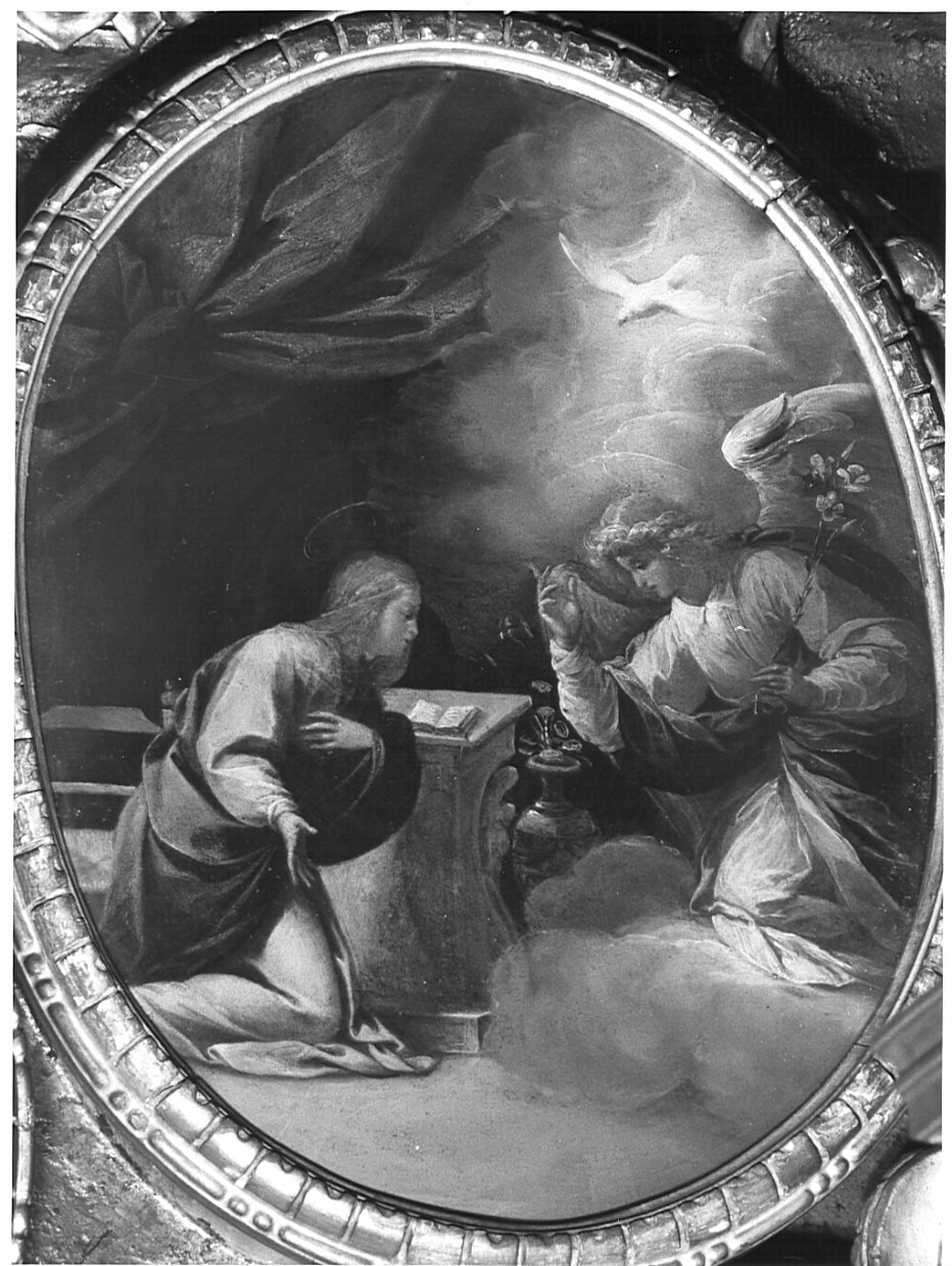 Annunciazione (dipinto, elemento d'insieme) di Mazzucchelli Pier Francesco detto Morazzone (sec. XVII)