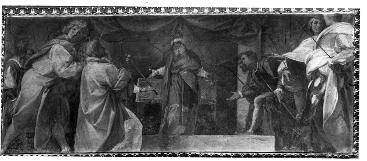 miracolo della verga fiorita di San Giuseppe (dipinto, elemento d'insieme) di Mazzucchelli Pier Francesco detto Morazzone (sec. XVII)