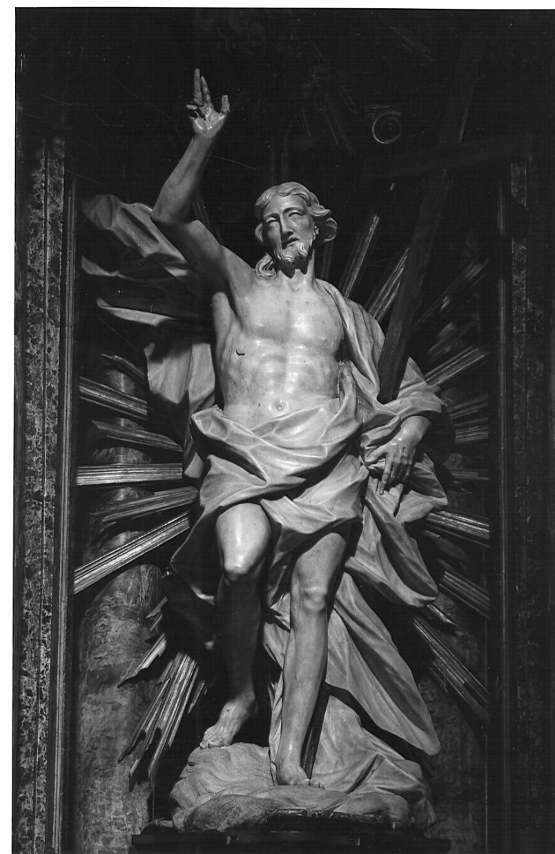 Cristo risorto (statua, elemento d'insieme) di Magatti Pietro Antonio, Buzzi Elia Vincenzo (sec. XVIII)