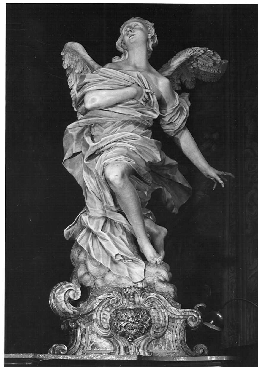 angelo (statua, elemento d'insieme) di Magatti Pietro Antonio, Buzzi Elia Vincenzo (sec. XVIII)