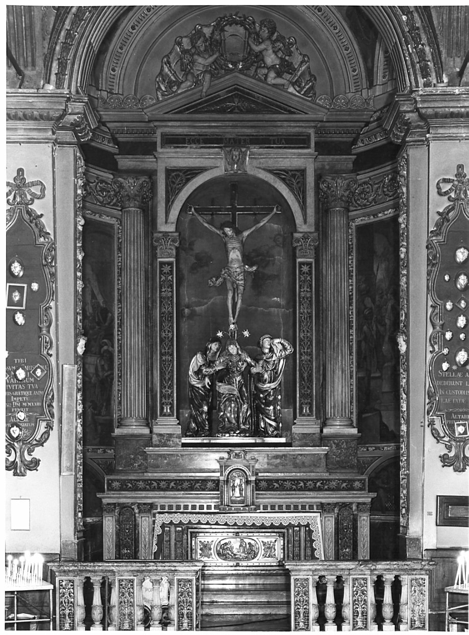 altare, complesso decorativo di Maciachini Carlo (attribuito) (sec. XIX)