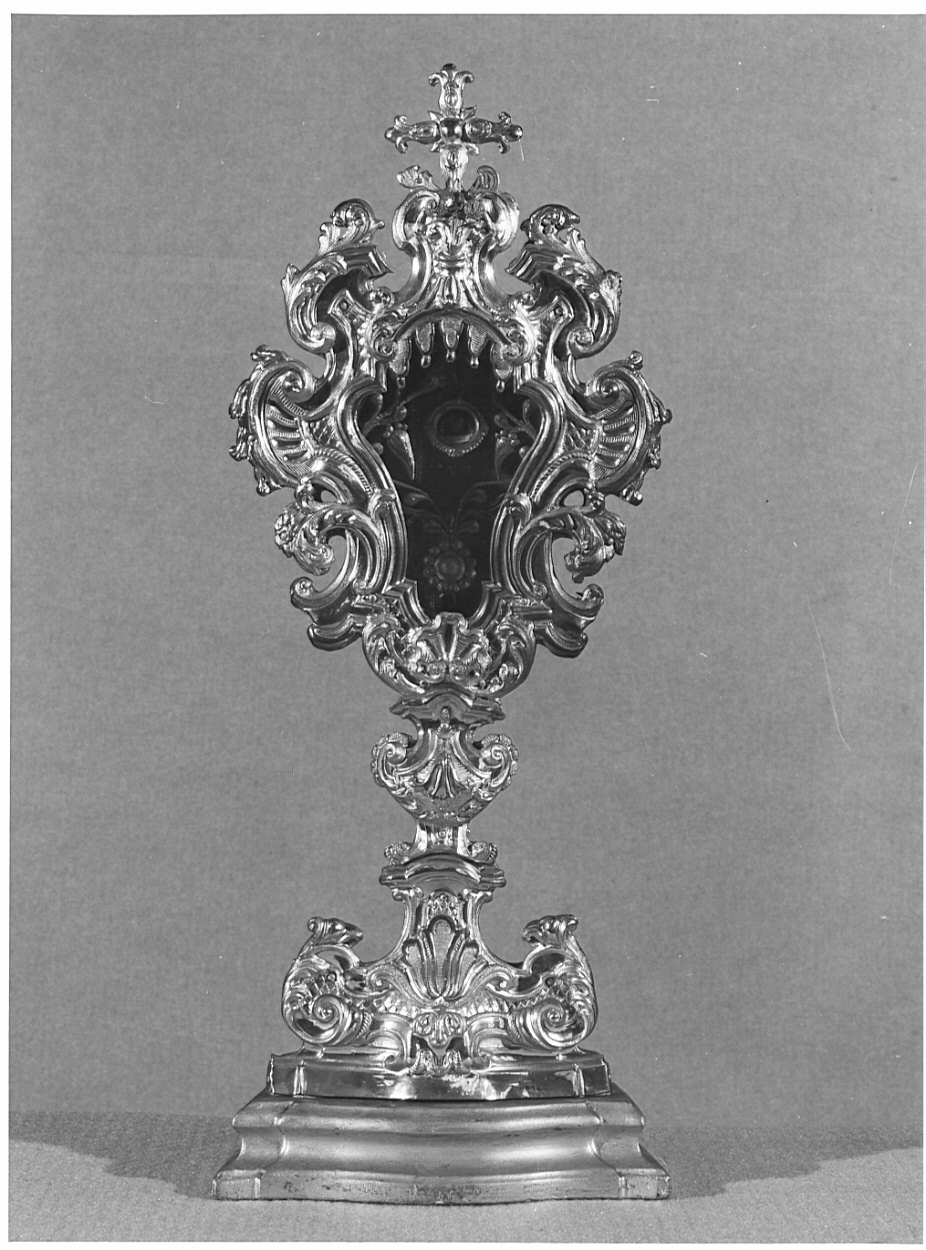 reliquiario - a ostensorio, serie - bottega lombarda (sec. XVIII)