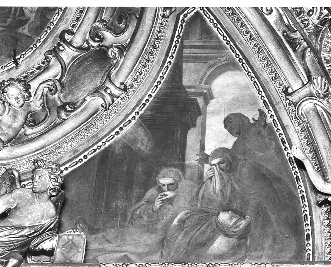 Transito di Santa Marta (dipinto, elemento d'insieme) di Bianchi Federico (attribuito), Del Sole Pietro (sec. XVII)