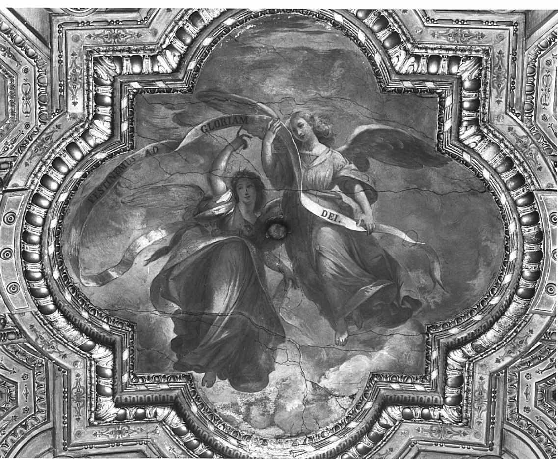 angeli (dipinto, elemento d'insieme) di Zali Giovan Battista (sec. XIX)