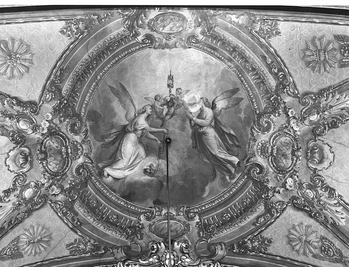 angeli (dipinto, coppia) di Zali Giovan Battista (sec. XIX)