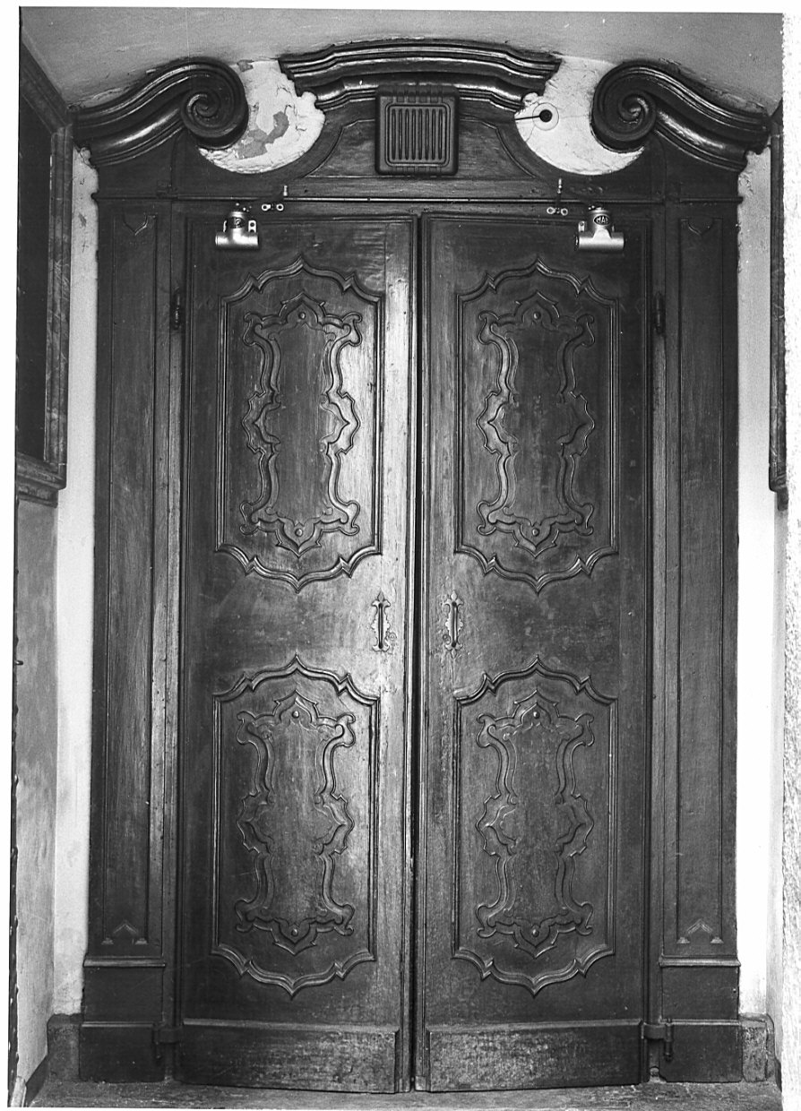 porta - a due battenti, opera isolata - bottega italiana (sec. XVIII)