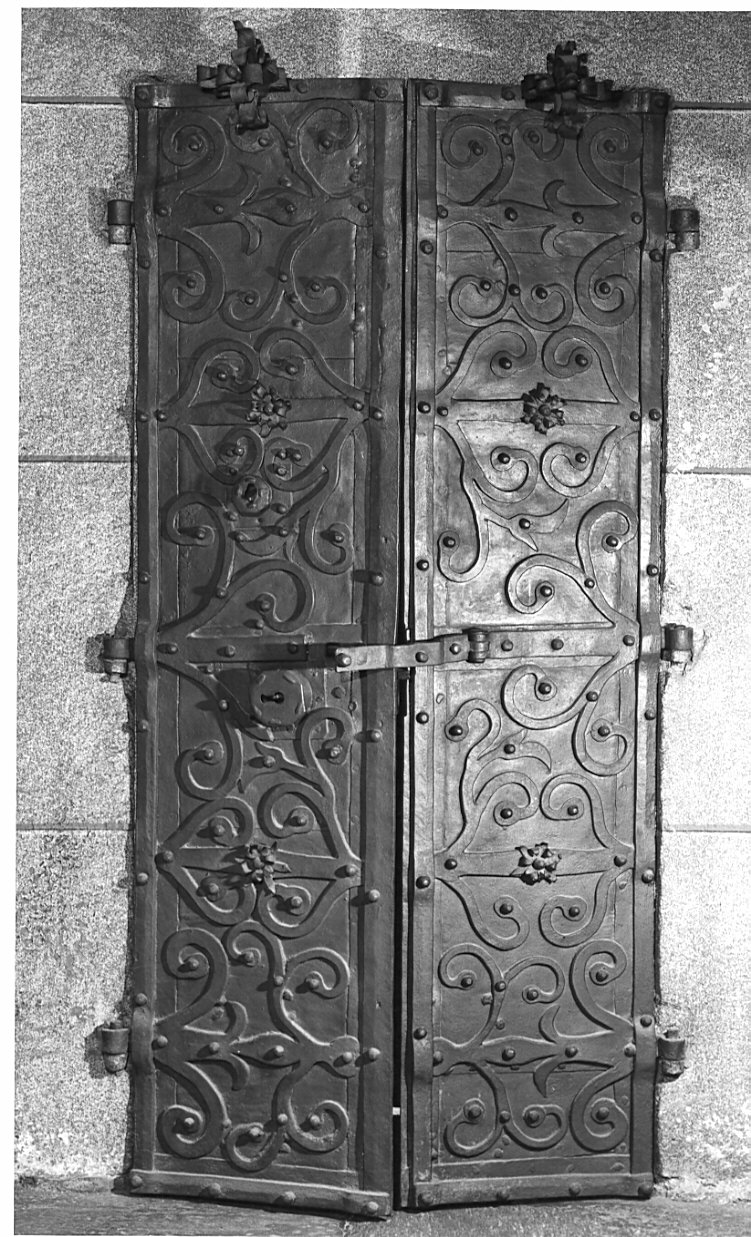 porta - a due battenti, opera isolata - bottega italiana (sec. XVI)