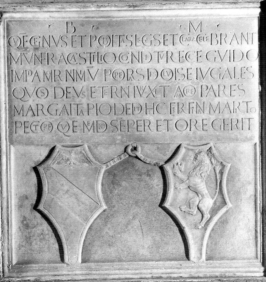 lapide tombale, opera isolata - ambito lombardo (ultimo quarto sec. XV)