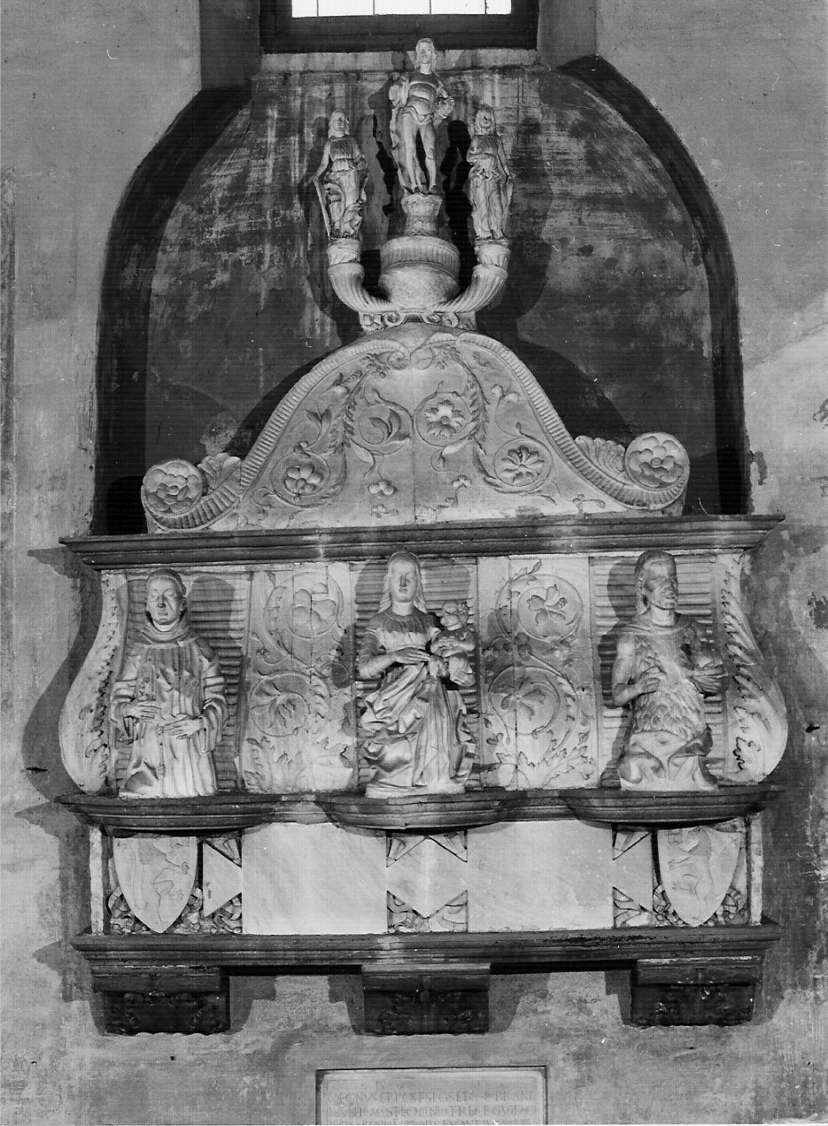 monumento funebre, opera isolata di Amadeo Giovanni Antonio (cerchia) (sec. XV)