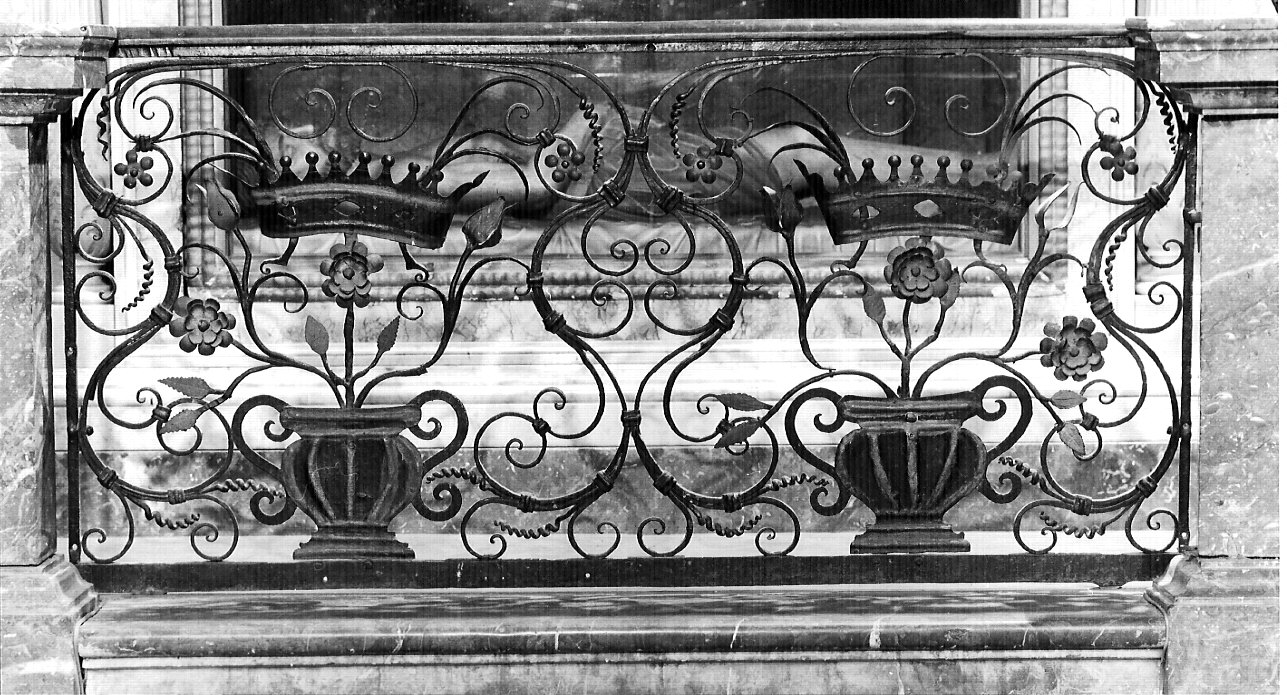 cancellata di balaustrata, opera isolata - ambito lombardo (fine sec. XVII)