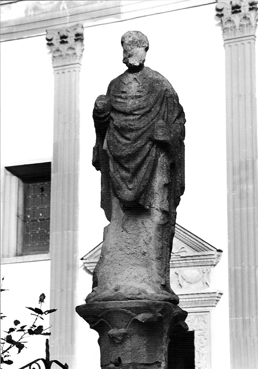 Sant'Ambrogio, SANT'AMBROGIO (scultura, opera isolata) - ambito toscano (prima metà sec. XV)