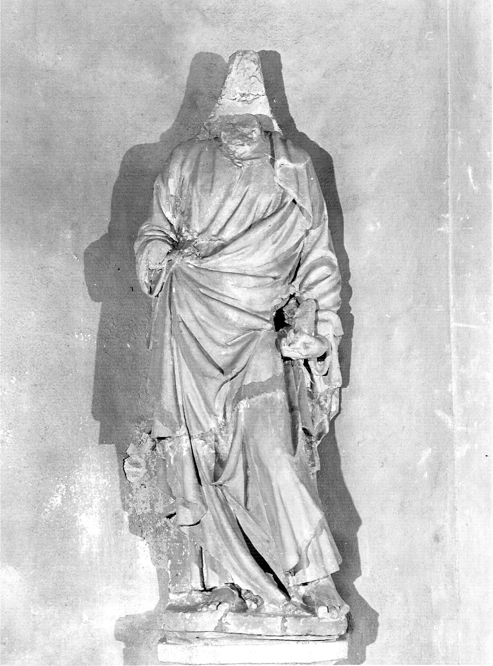 Santo (?) (scultura, serie) - bottega lombarda (sec. XV)