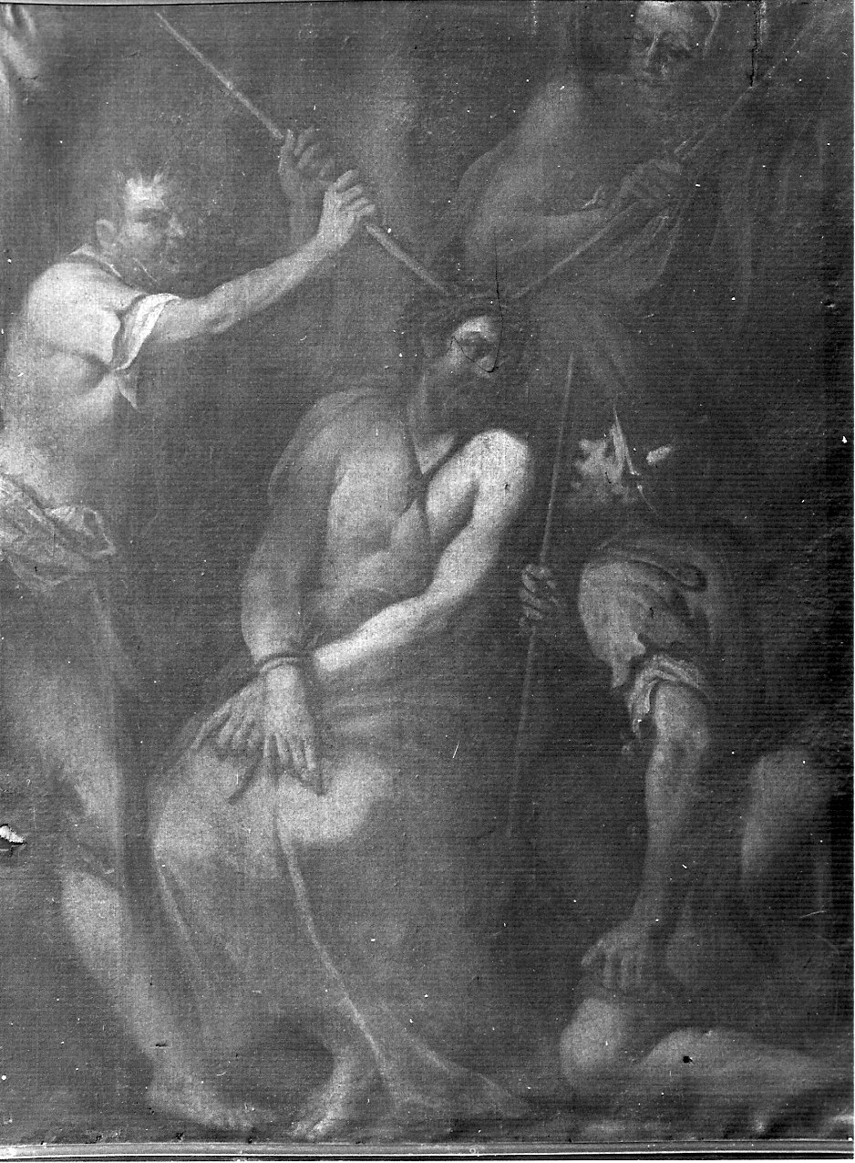 flagellazione di Cristo, flagellazione di Cristo (dipinto, opera isolata) - ambito lombardo (sec. XVII)