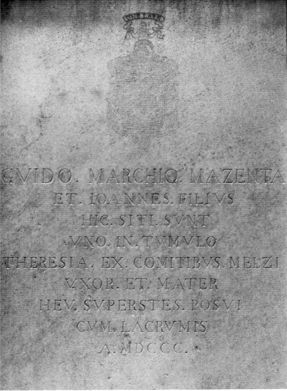 lapide, opera isolata - bottega lodigiana (inizio sec. XIX)