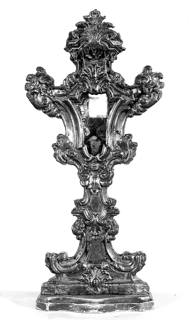 reliquiario - a ostensorio, serie - ambito lombardo (prima metà sec. XVIII)