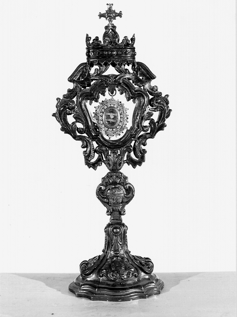 reliquiario - a ostensorio, opera isolata - ambito lombardo (sec. XVIII)