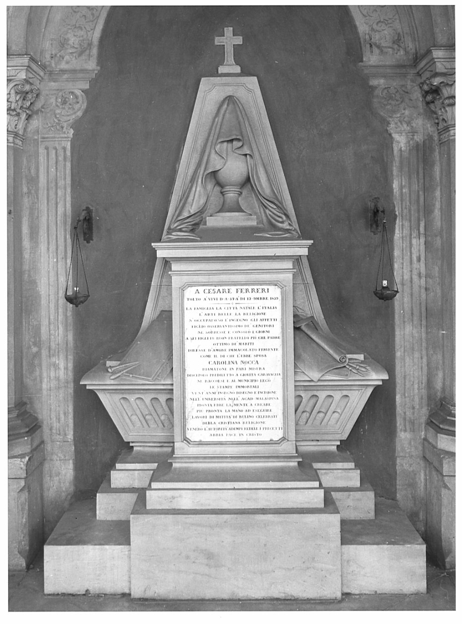 monumento funebre, opera isolata di Ferreri Giovanni (seconda metà sec. XIX)