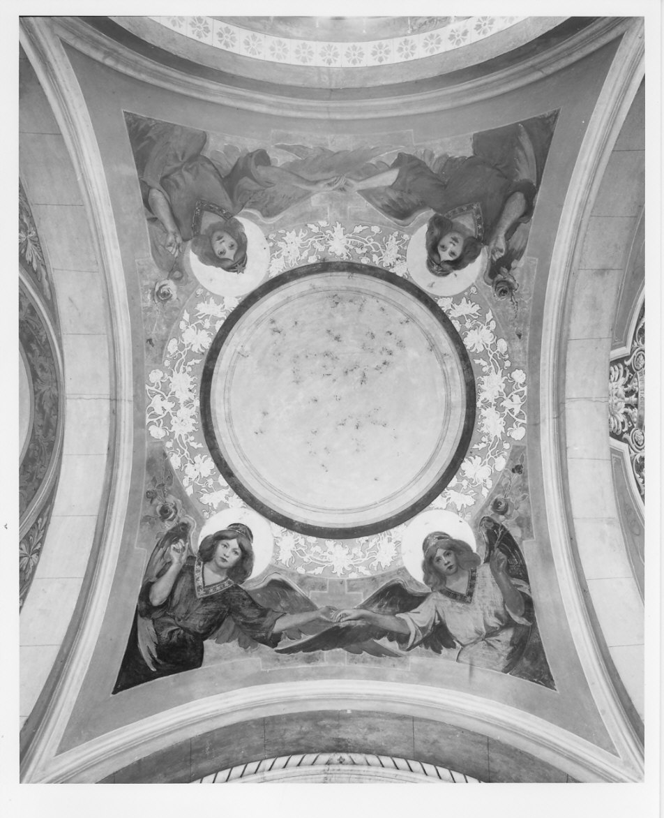 angeli (dipinto, opera isolata) - ambito lombardo (fine sec. XIX)