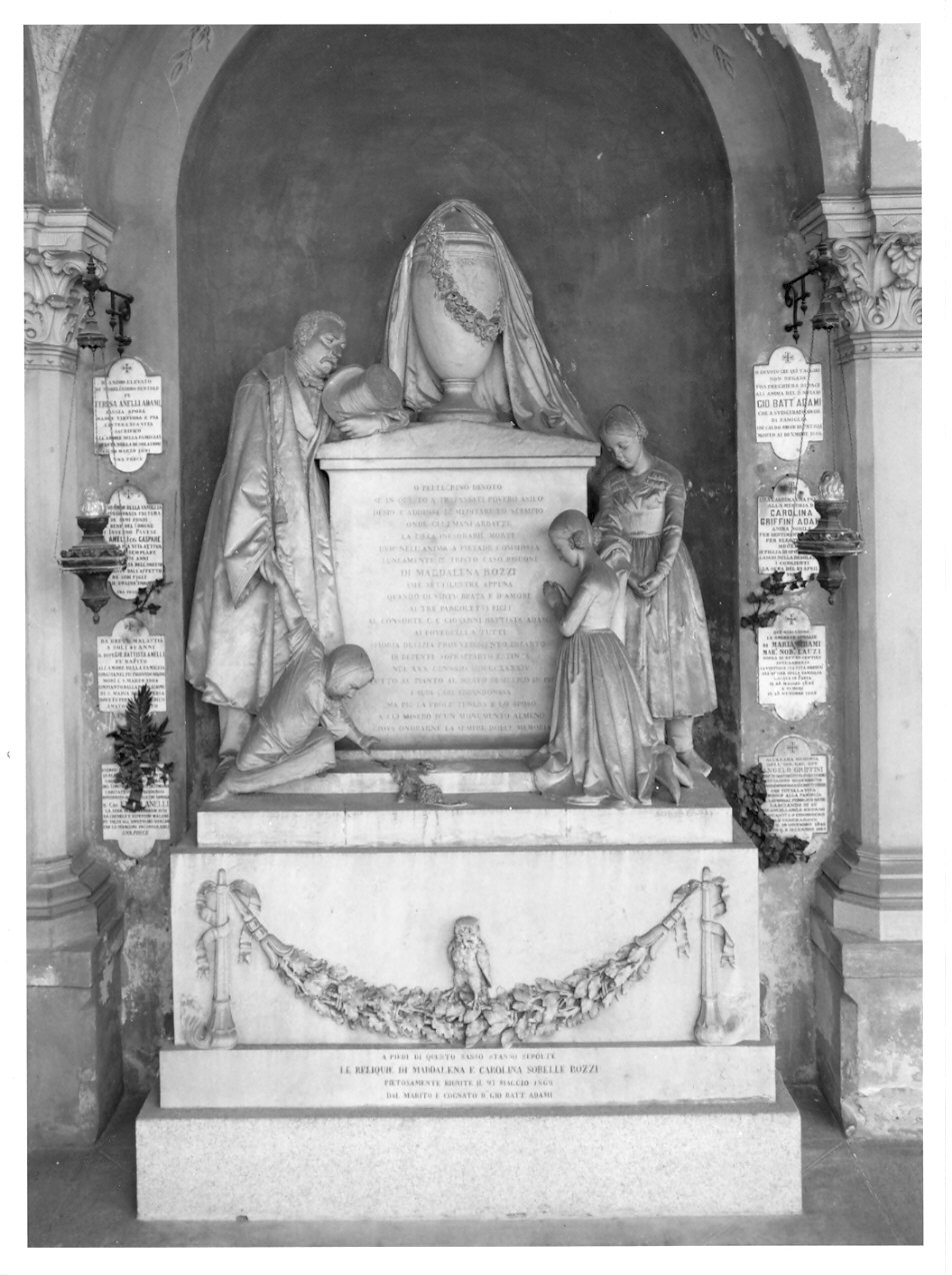 monumento funebre, opera isolata di Vela Vincenzo (sec. XIX)