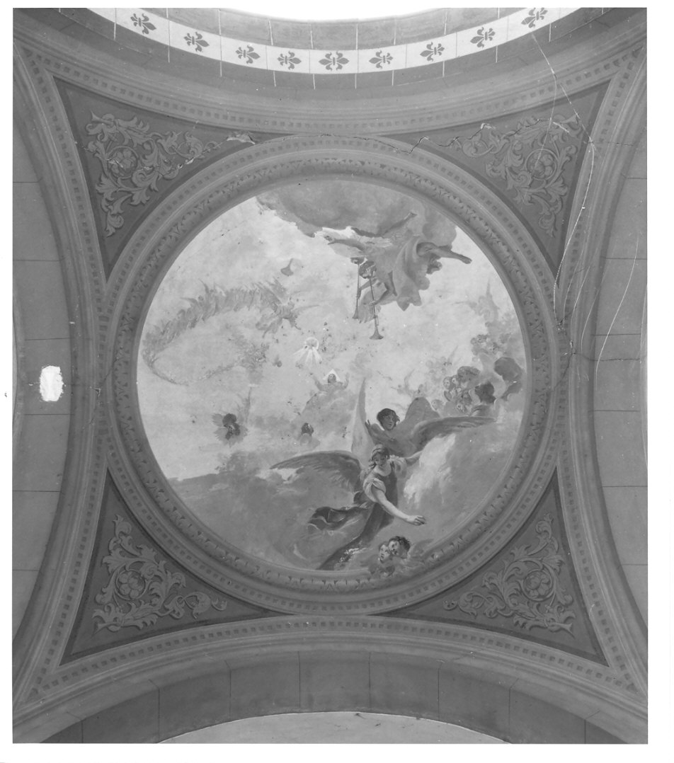 Dio Padre in gloria (dipinto) - ambito lombardo (fine sec. XIX)