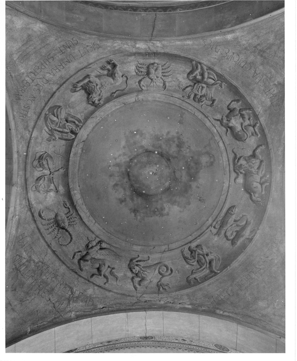 motivi decorativi (dipinto) - ambito lombardo (sec. XX)