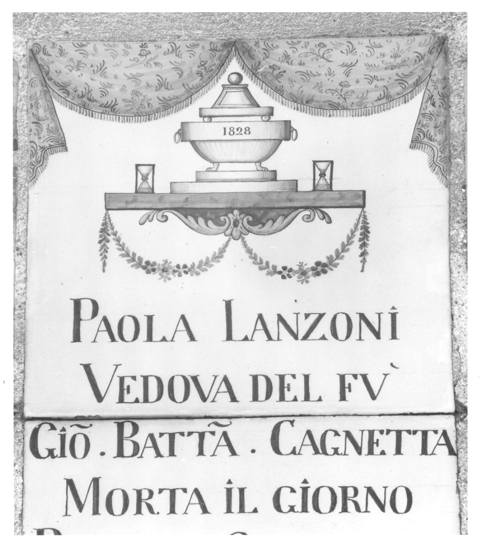 mattonella, opera isolata - bottega lombarda (sec. XIX)