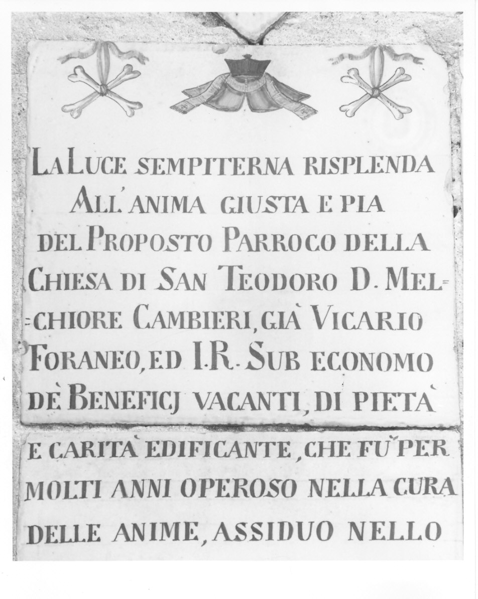 mattonella, opera isolata - bottega lombarda (sec. XIX)