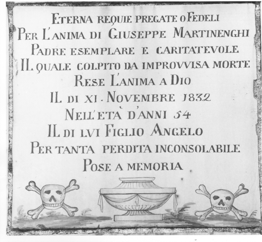 mattonella, opera isolata - bottega lombarda (sec. XIX)