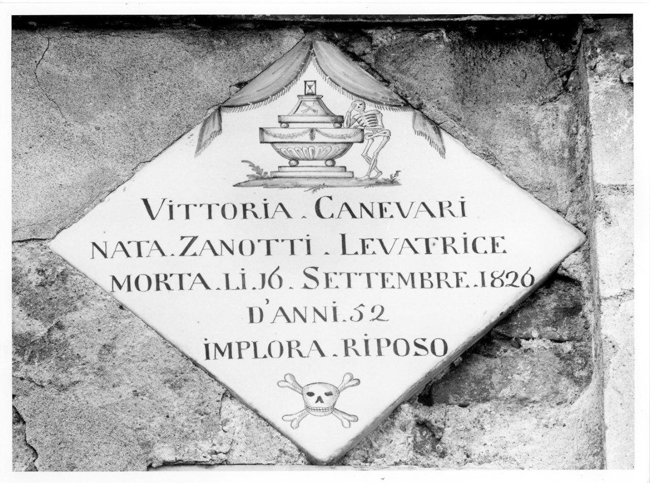 mattonella, opera isolata - bottega lombarda (sec. XIX)