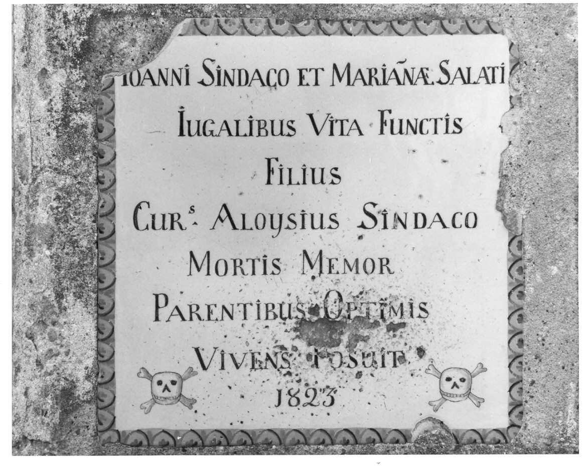 mattonella, opera isolata - bottega lombarda (sec. XIX)