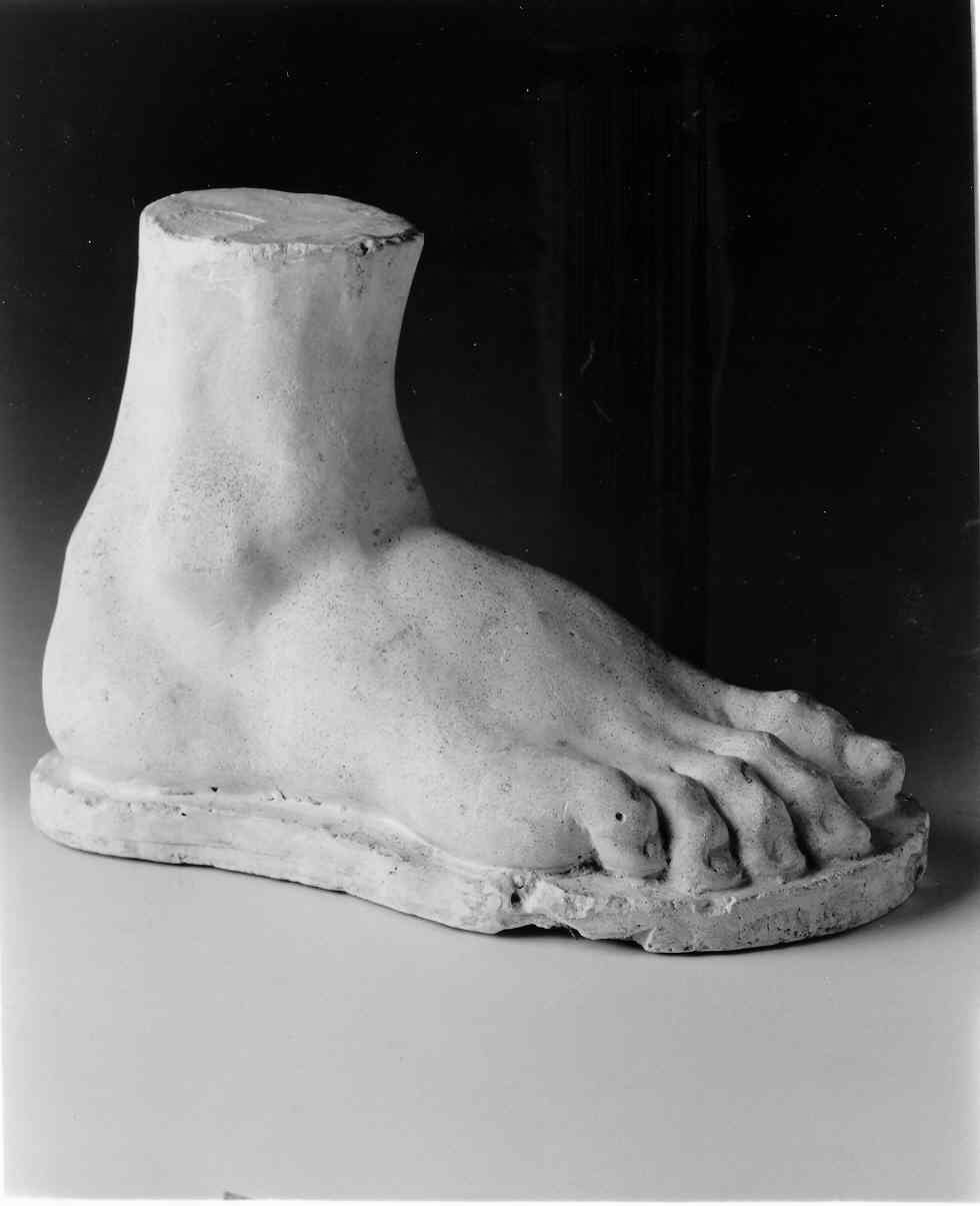Piede (scultura, opera isolata) - ambito lombardo (ultimo quarto sec. XIX)