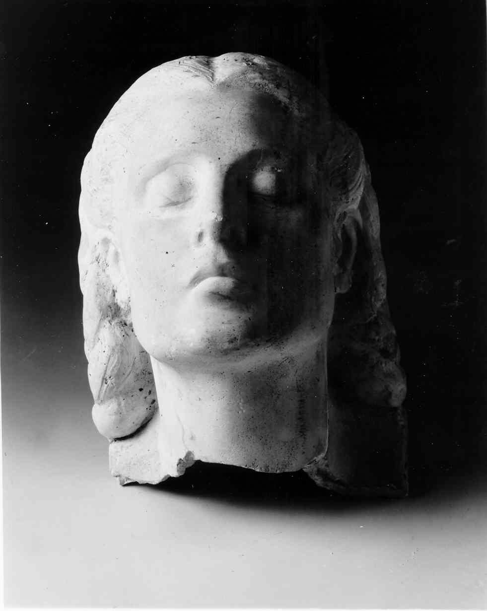 Beatitudine, testa di donna (scultura, opera isolata) di Ricci Giovanni Battista (secondo quarto sec. XX)
