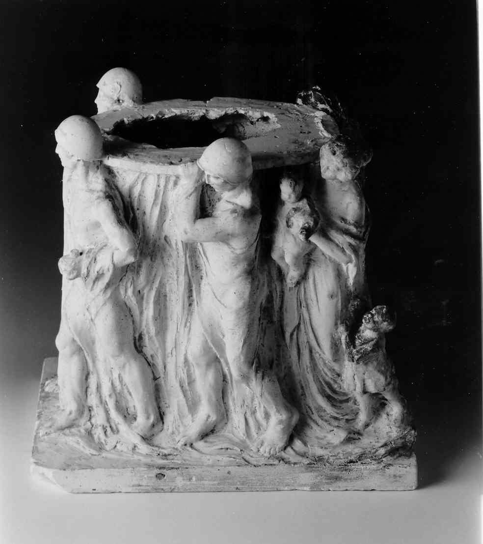 L'offerta, Gruppo di personaggi (gruppo scultoreo, opera isolata) di Ricci Giovanni Battista (secondo quarto sec. XX)