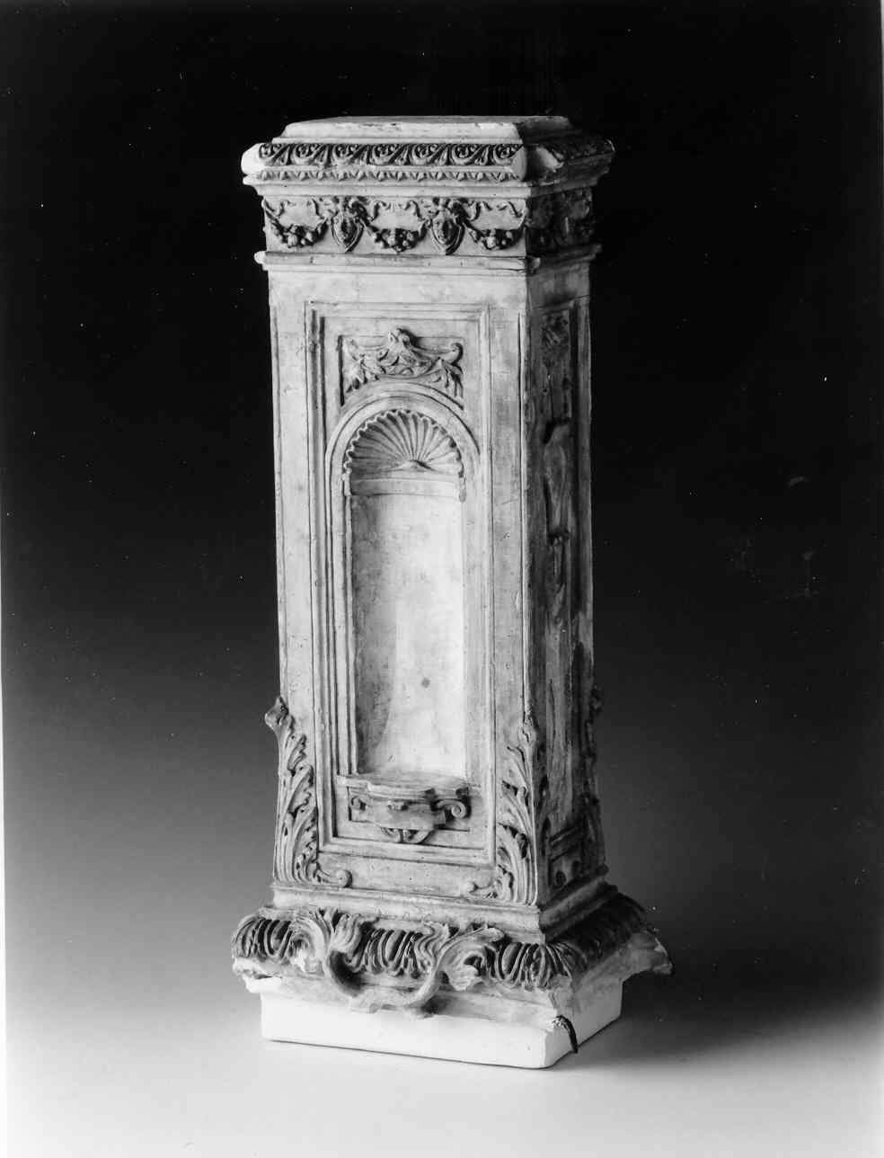 Modello d'ornato (scultura, opera isolata) - ambito lombardo (ultimo quarto sec. XIX)