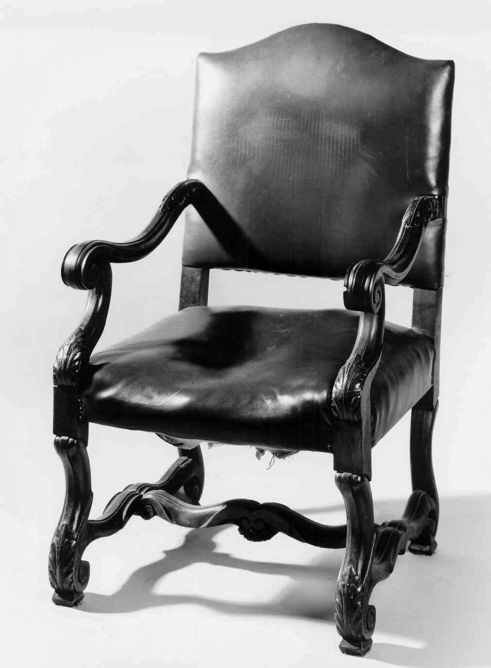 poltrona, serie - ambito italiano (prima metà sec. XVIII)