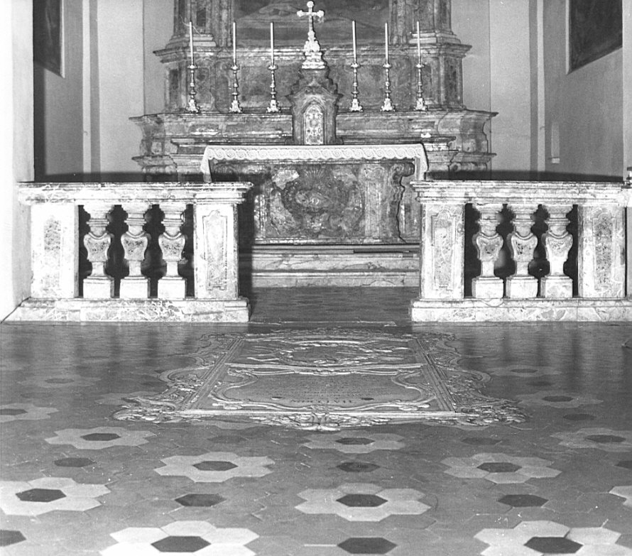 balaustrata di cappella, opera isolata - bottega pavese (sec. XVIII)