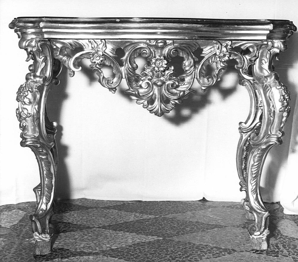 console, coppia - bottega pavese (secc. XVII/ XVIII)