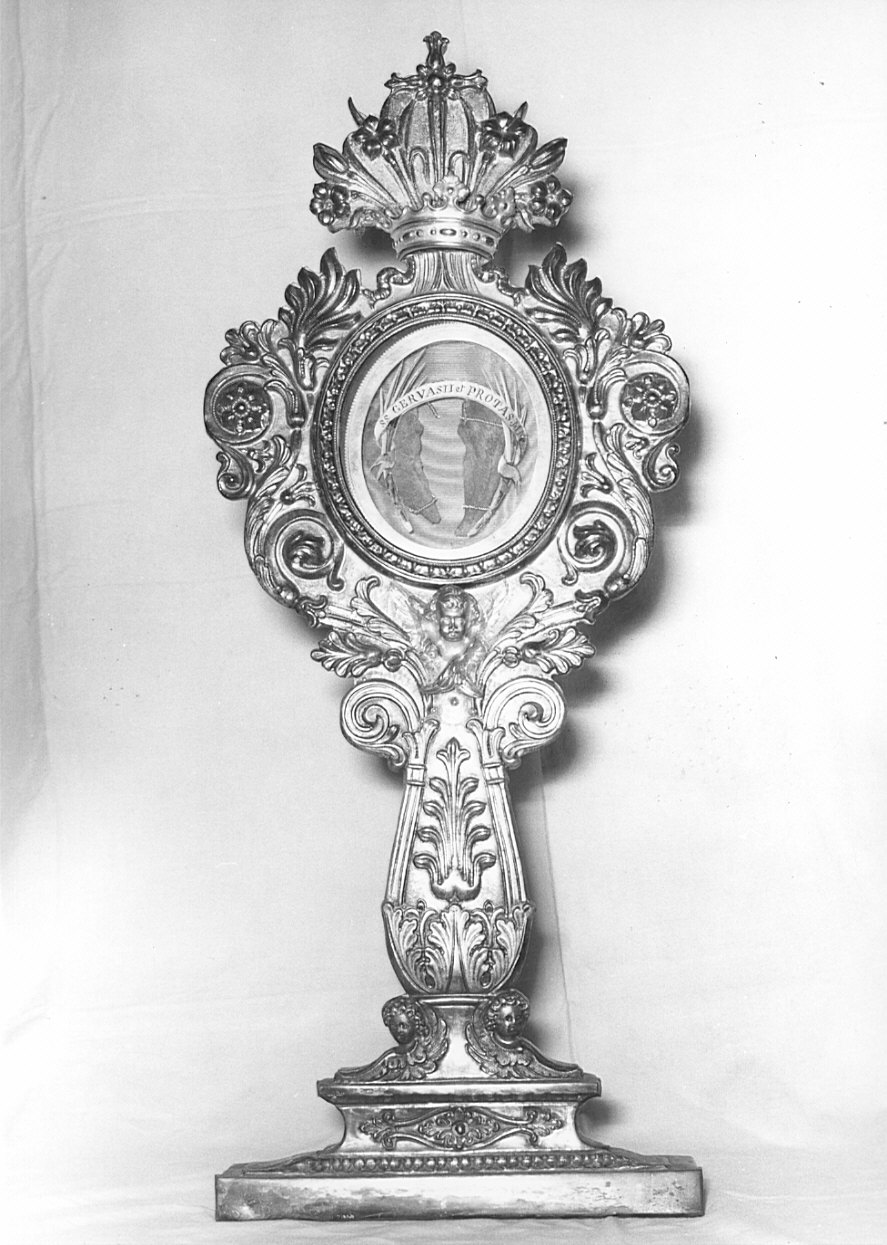 reliquiario - a ostensorio, opera isolata - bottega lombarda (prima metà sec. XIX)