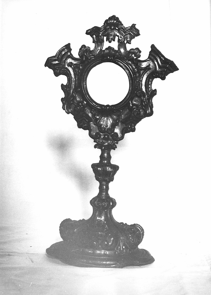 reliquiario - a ostensorio, opera isolata - bottega lombarda (sec. XVIII)
