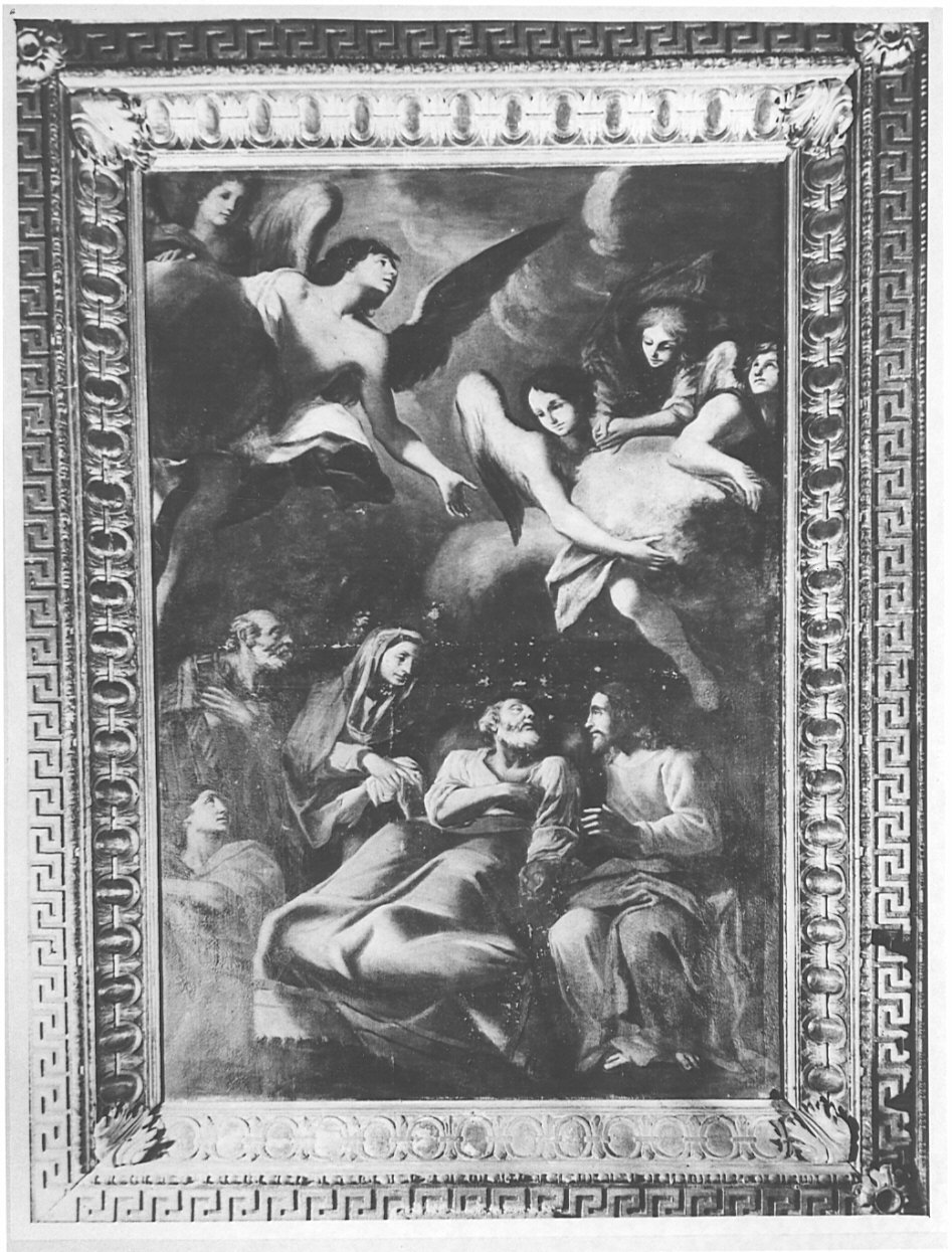 morte di San Giuseppe (pala d'altare, opera isolata) di Gatti Tommaso (attribuito) (seconda metà sec. XVII)