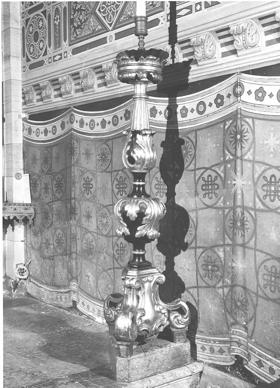 candeliere, coppia - bottega pavese (sec. XIX)