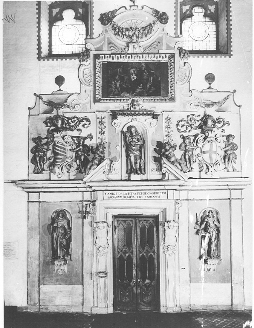 decorazione plastica - bottega lombarda (seconda metà sec. XVI)