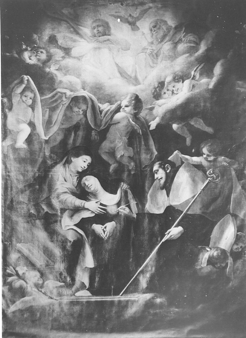 Santa Maria Maddalena dei Pazzi (dipinto, opera isolata) di Maggi Pietro (prima metà sec. XVIII)
