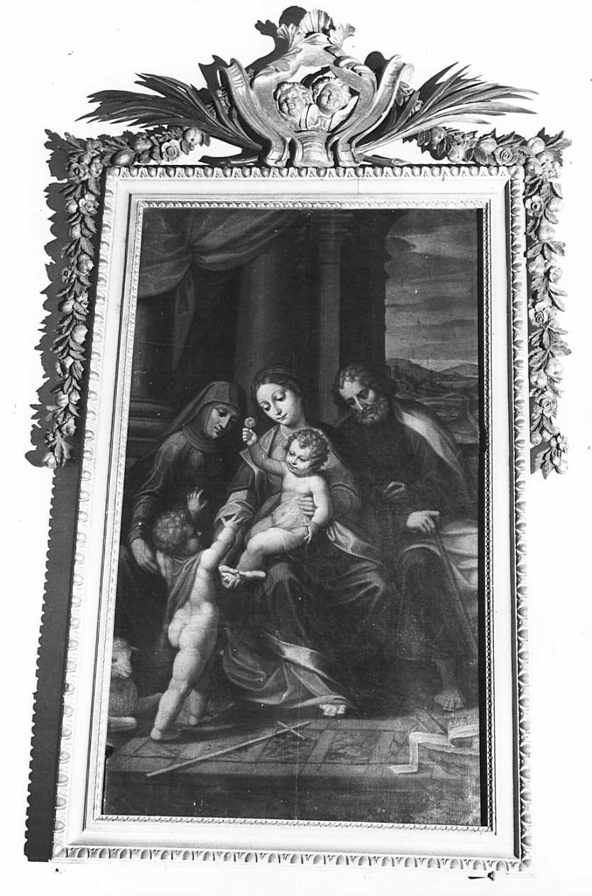 cornice di dipinto, opera isolata - bottega pavese (secc. XVIII/ XIX)