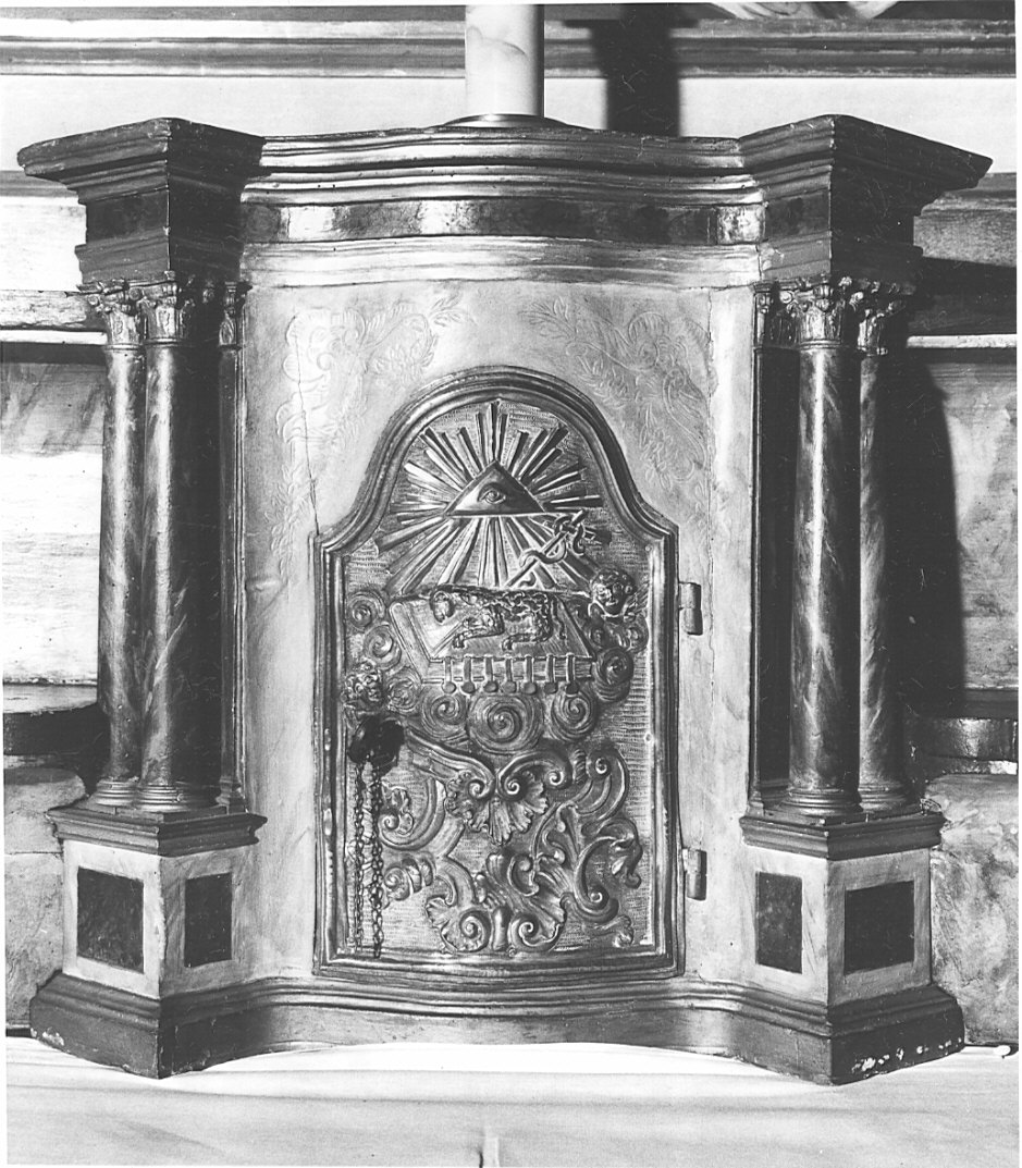 tabernacolo, opera isolata - bottega lombarda (secc. XVIII/ XIX)