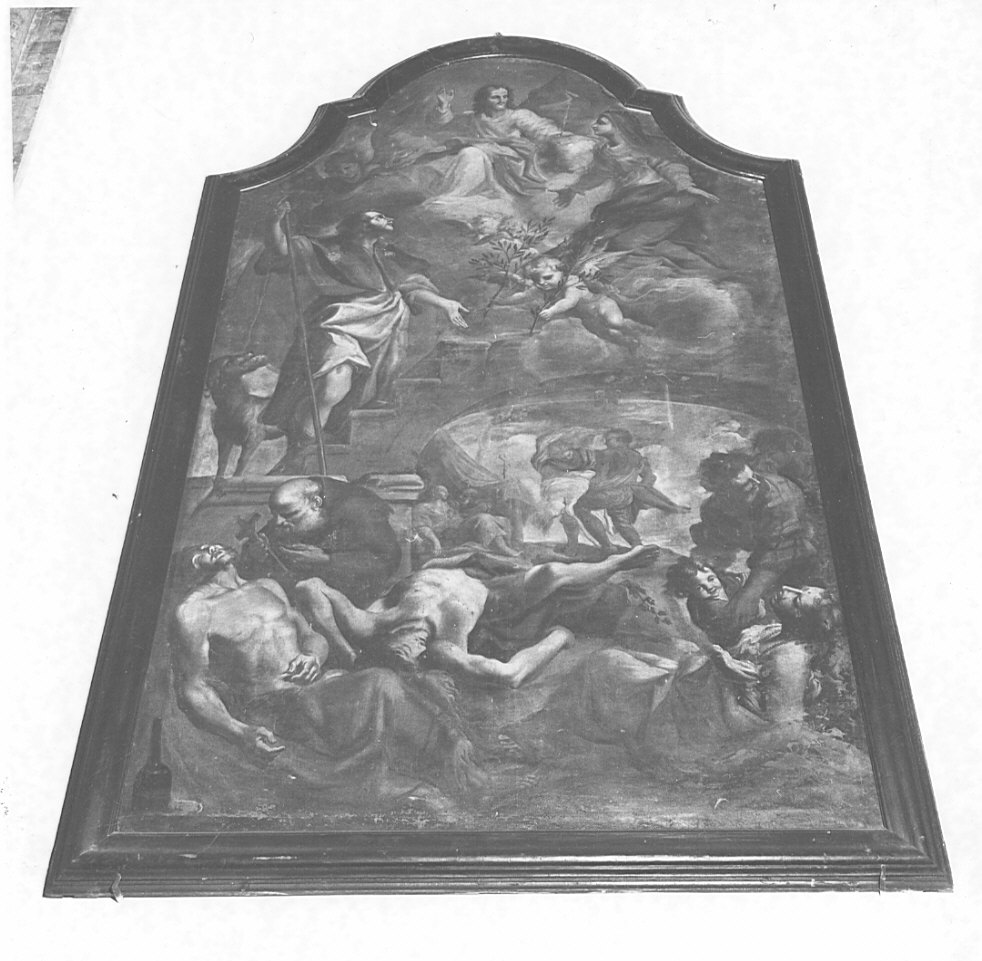 cornice di dipinto, opera isolata - bottega pavese (sec. XVIII)