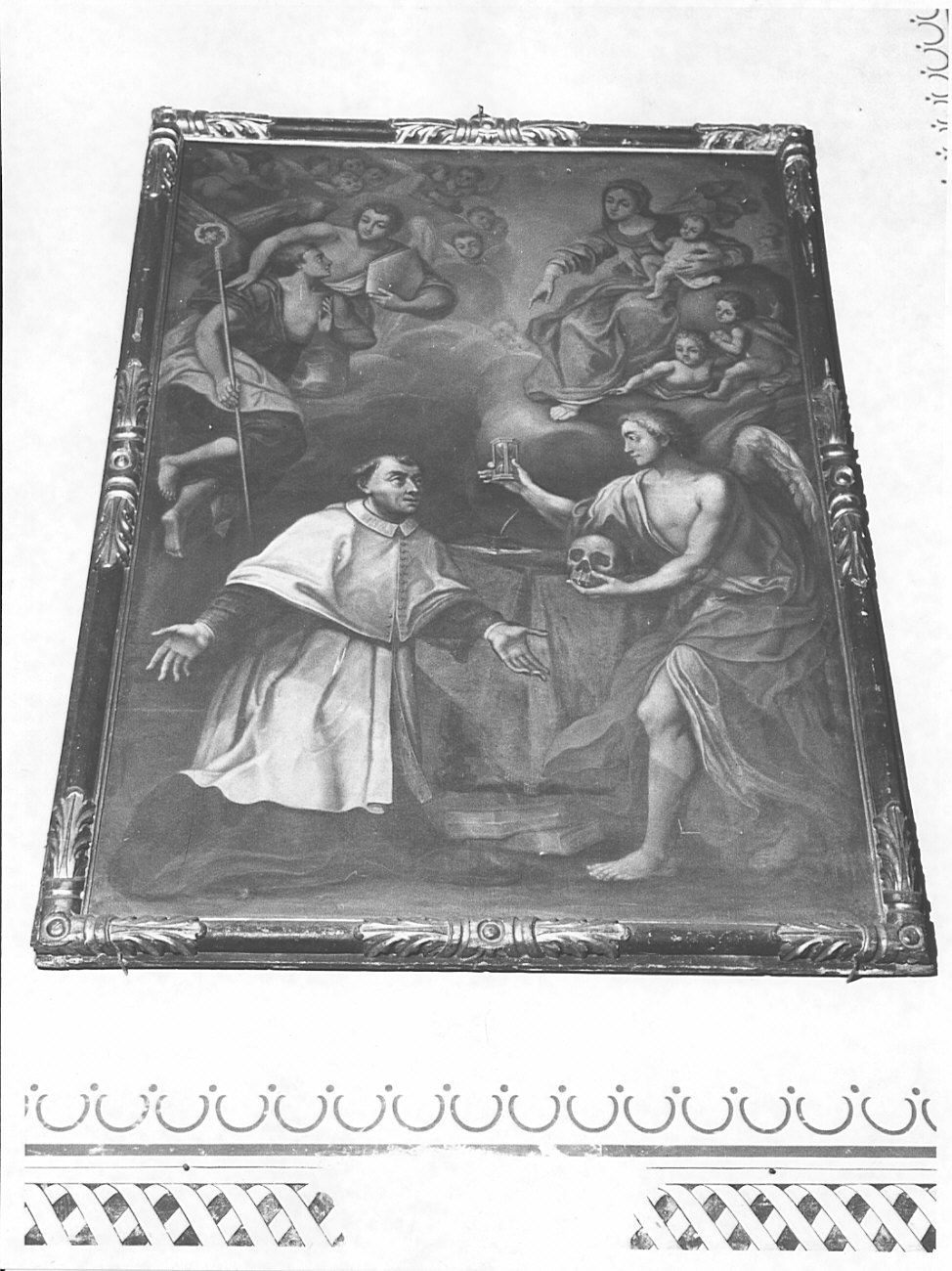 Visione di un Santo (dipinto, opera isolata) - ambito pavese (sec. XVII)